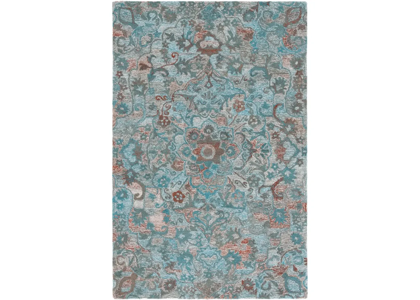 ANATOLIA 407 TURQUOISE  3' x 5' Small Rectangle Rug