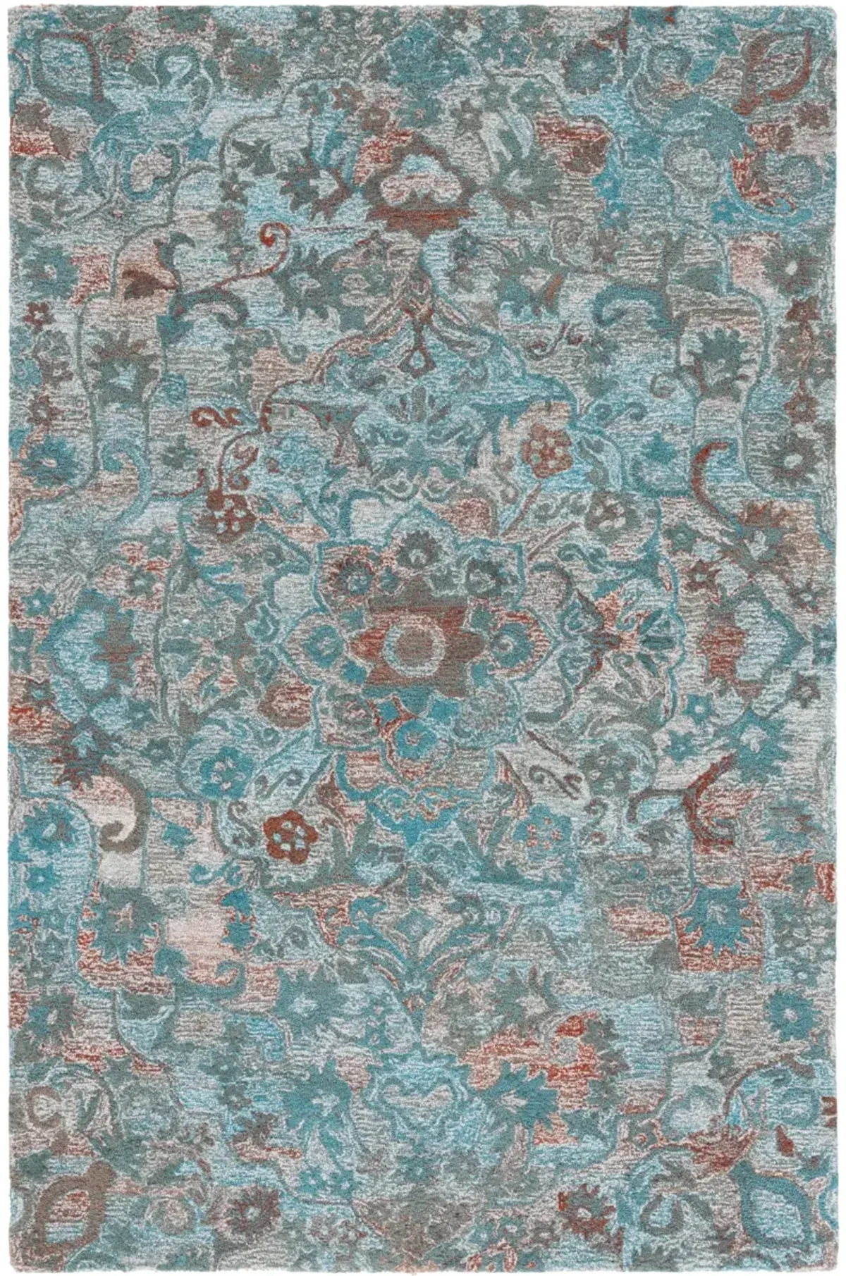 ANATOLIA 407 TURQUOISE  3' x 5' Small Rectangle Rug