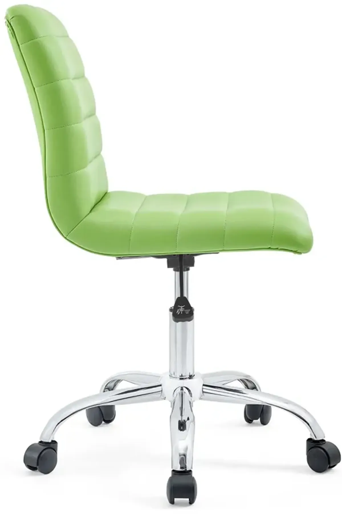 Ripple Armless Mid Back Vinyl Office Chair