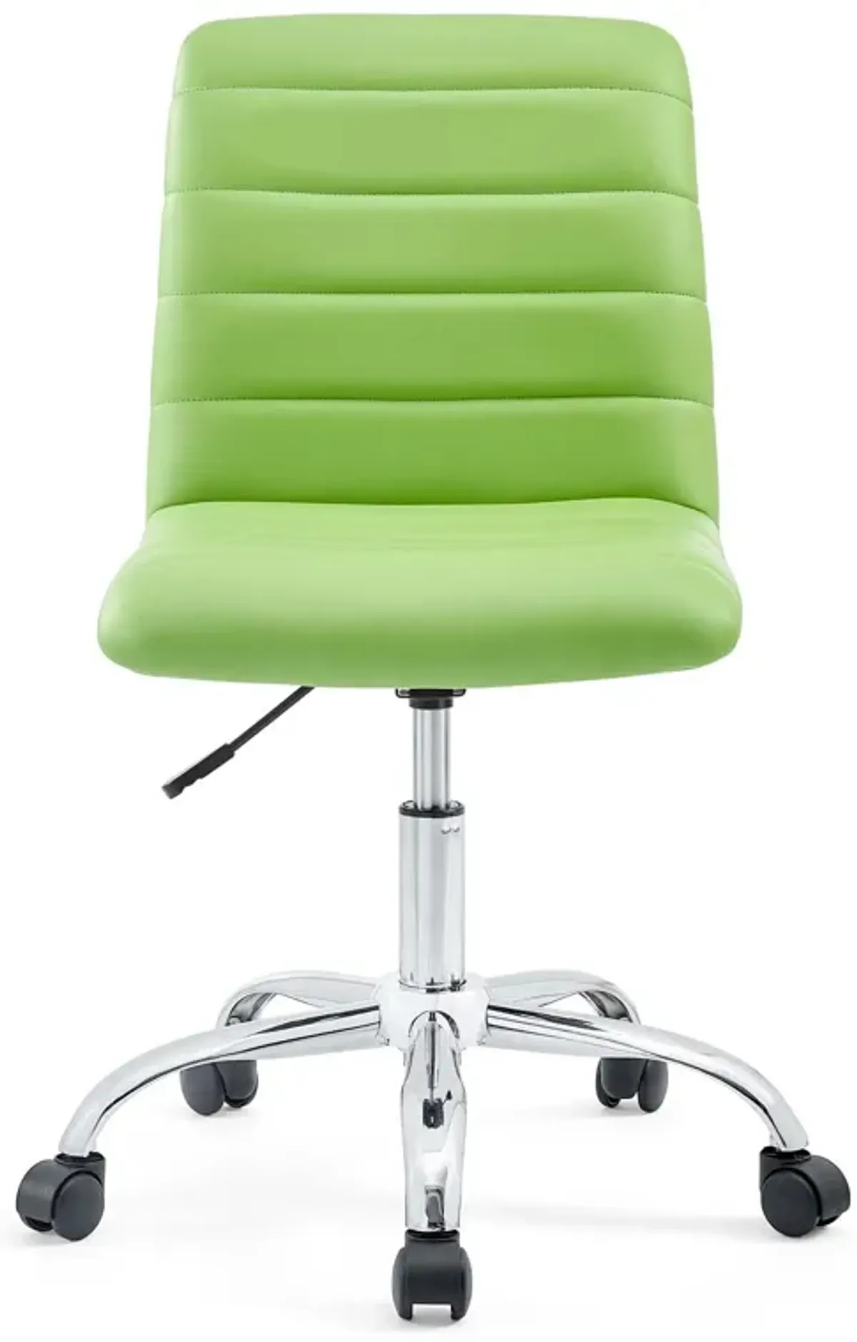 Ripple Armless Mid Back Vinyl Office Chair