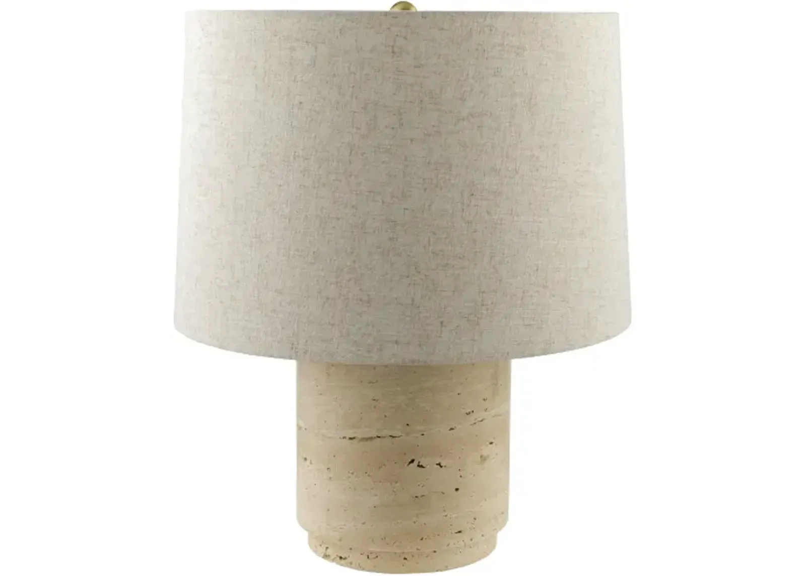 Travera TVR-001 19"H x 15"W x 15"D Accent Table Lamp