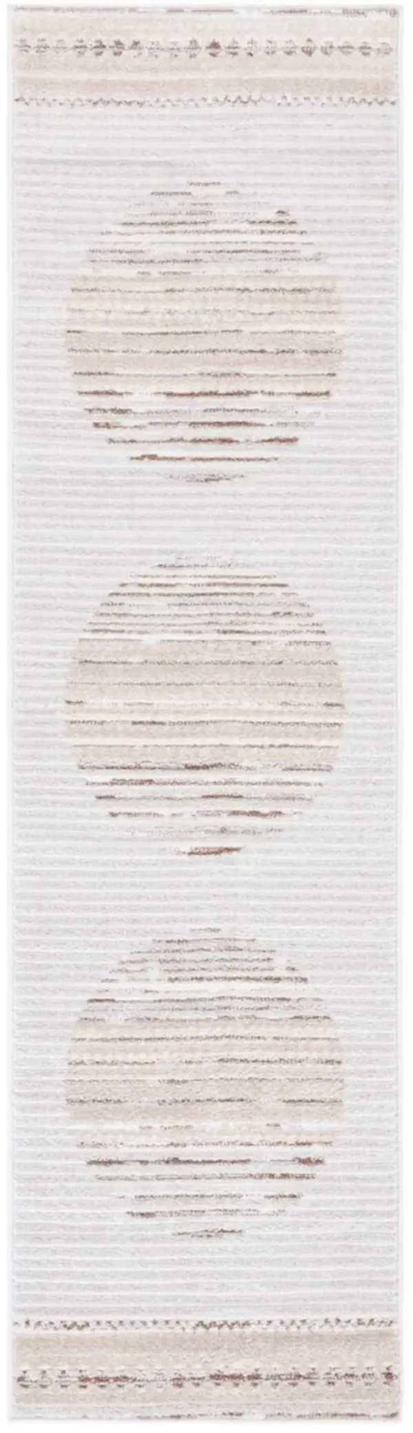 ALAMO 775 Brown 2'-2' X 8' Runner Rug