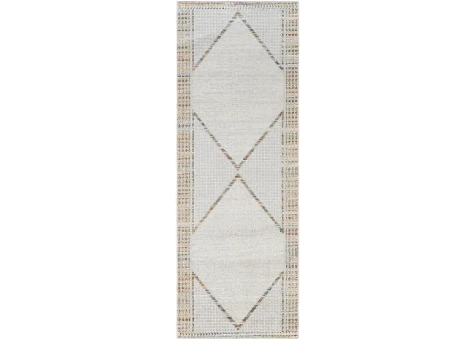 Lillian LLL-2312 2'7" x 7'3" Machine Woven Rug