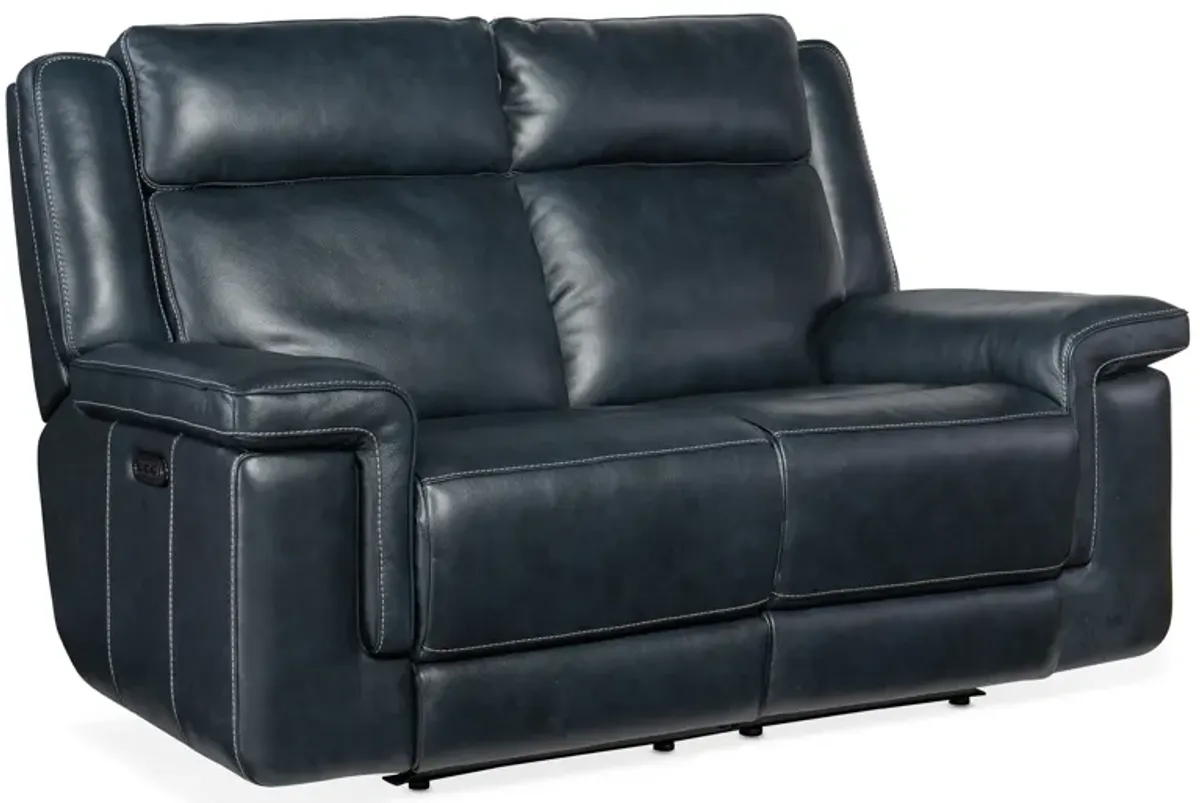 Montel Lay Flat Power Loveseat with Power Headrest & Lumbar