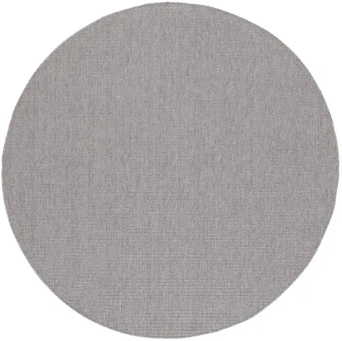 SISAL ALL-WEATHER 642 Grey  6'-7' X 6'-7' Round Round Rug