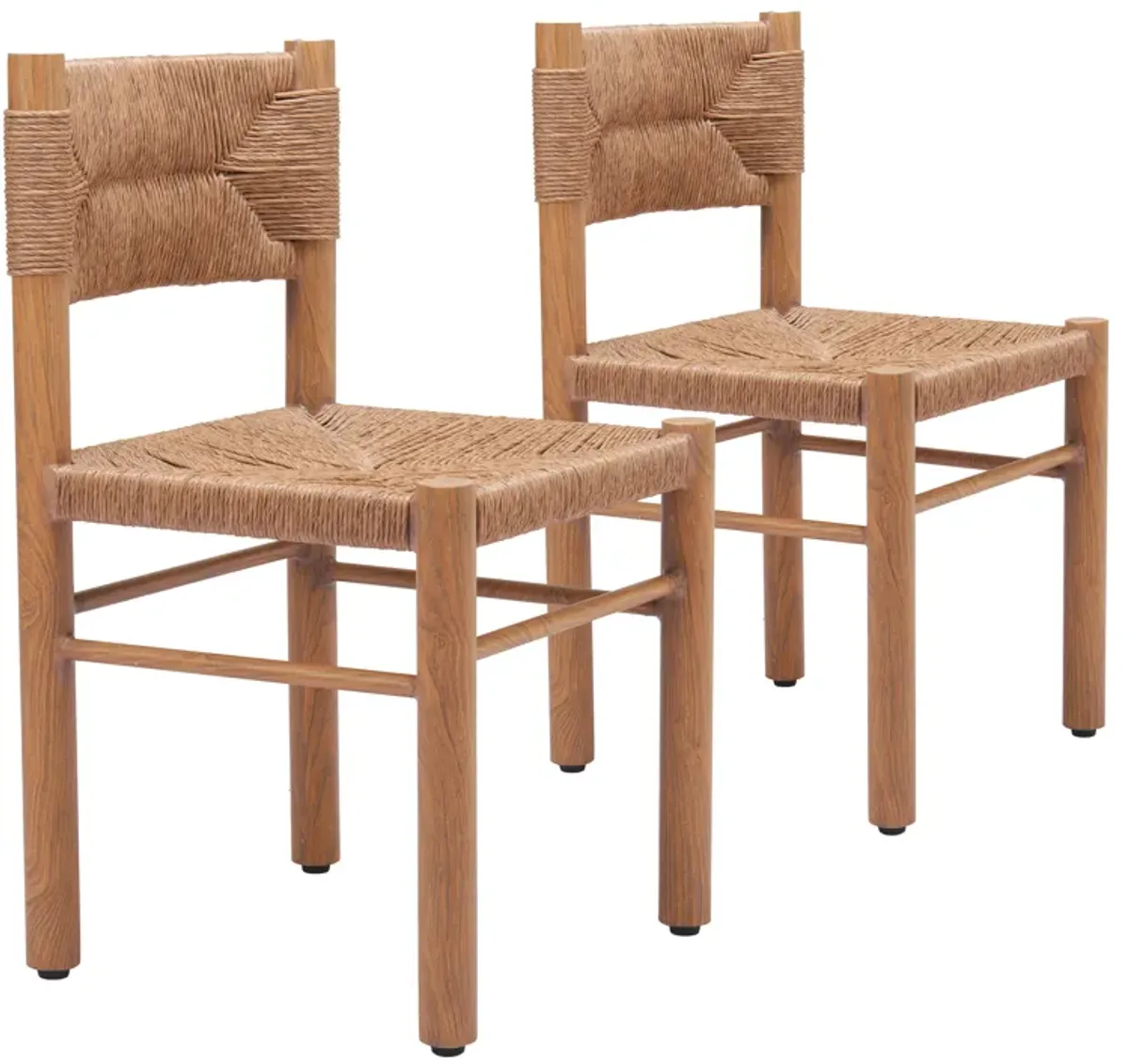 Iska Dining Chair (Set of 2) Natural