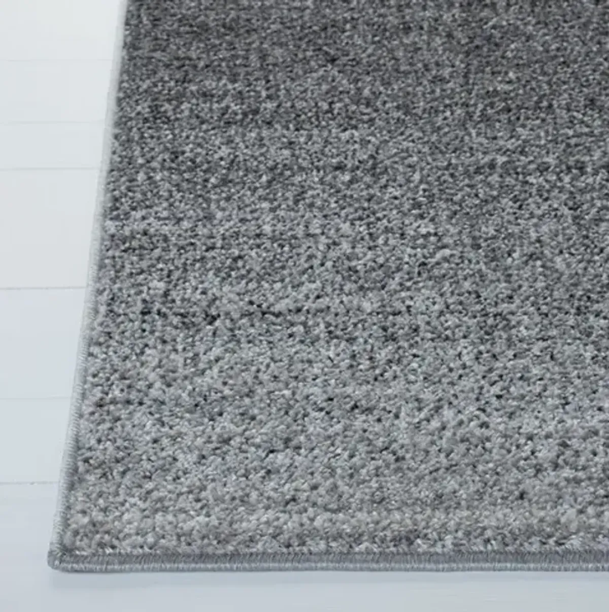 Adirondack Contemporary Grey / Dark Grey 2'-6" X 8' Powerloomed Rug