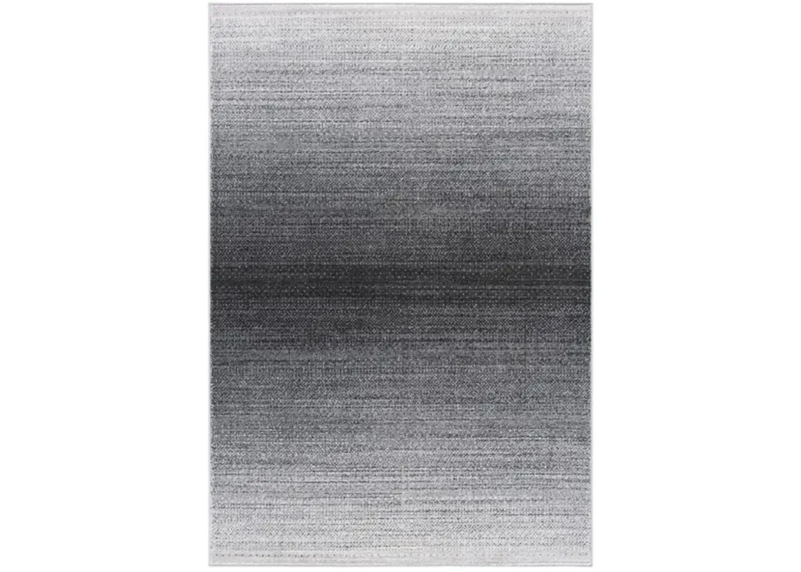 Adirondack Contemporary Grey / Dark Grey 2'-6" X 8' Powerloomed Rug