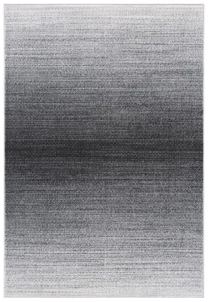 Adirondack Contemporary Grey / Dark Grey 2'-6" X 8' Powerloomed Rug