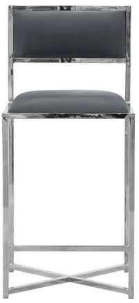 Amalfi X-Base Counter Stool in Cobalt