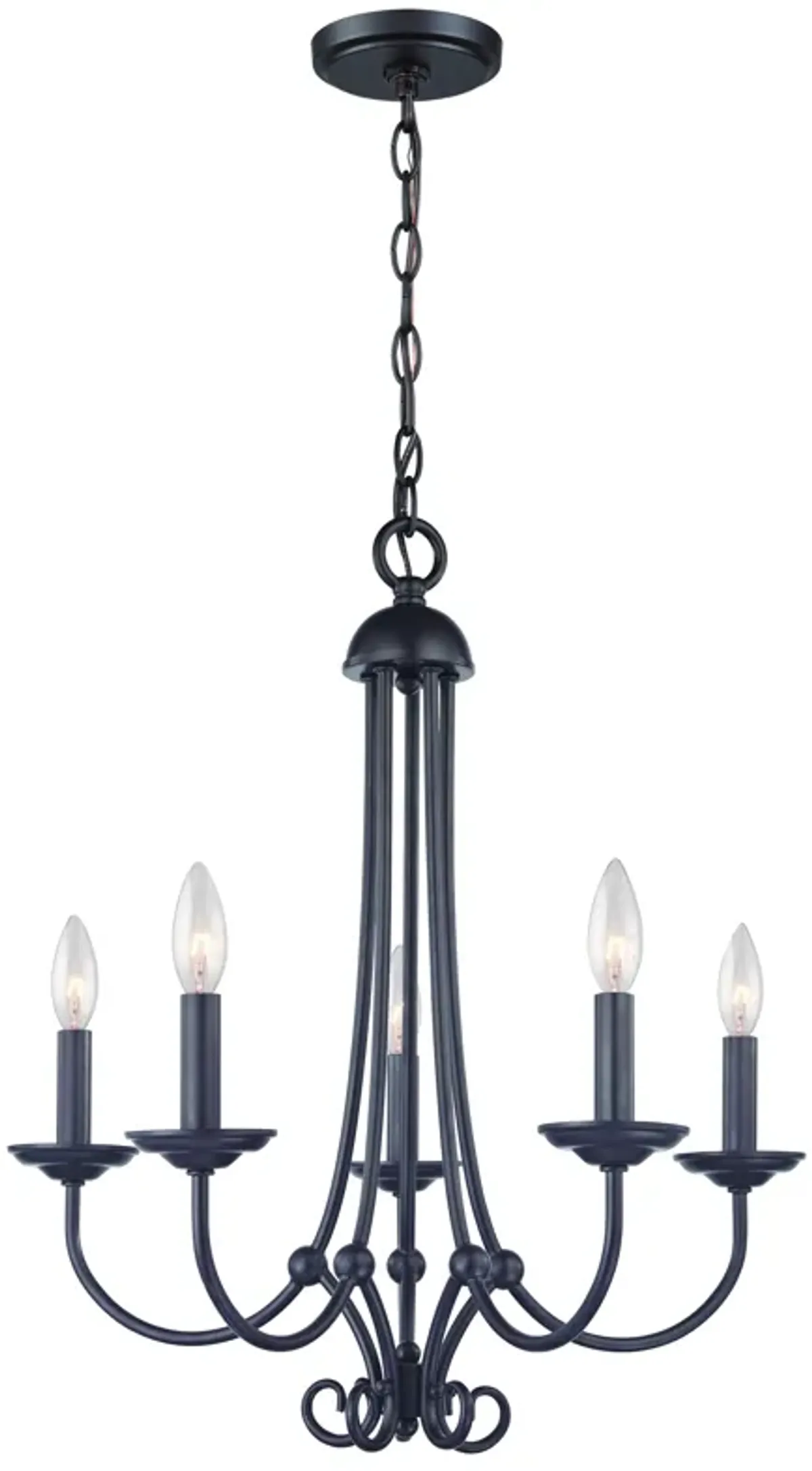 Williamsport 20" Wide 5-Light Chandelier - Oil Rubbed Bronze