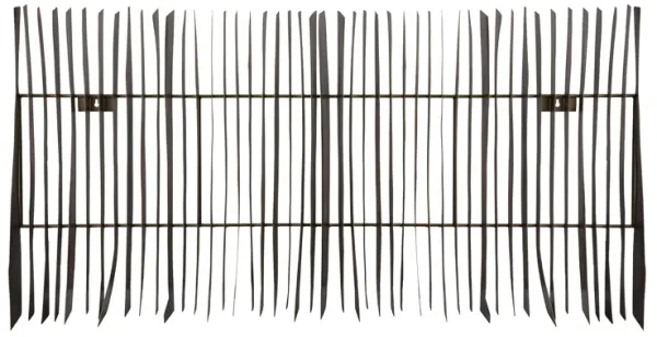 Ridge Dimensional Wall Art - Brass