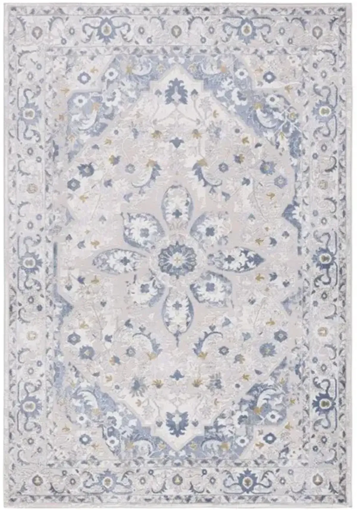 PALMA 314  Blue 2'-2' x 3'-9' Small Rectangle Rug