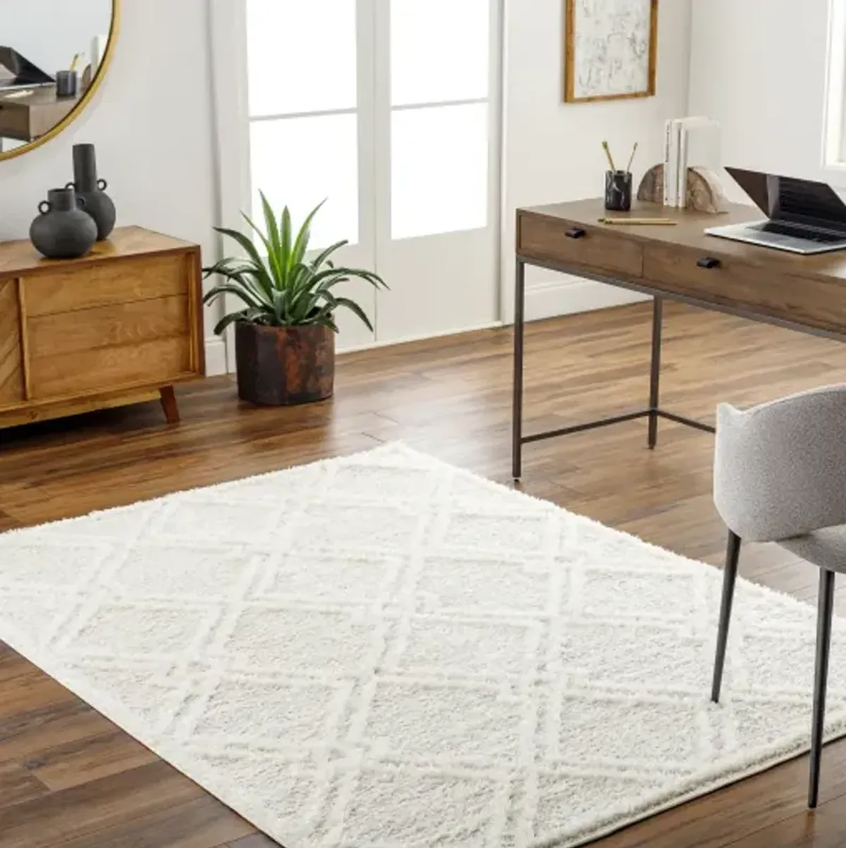 Rodos RDO-2312 6'7" x 9' Machine Woven Rug