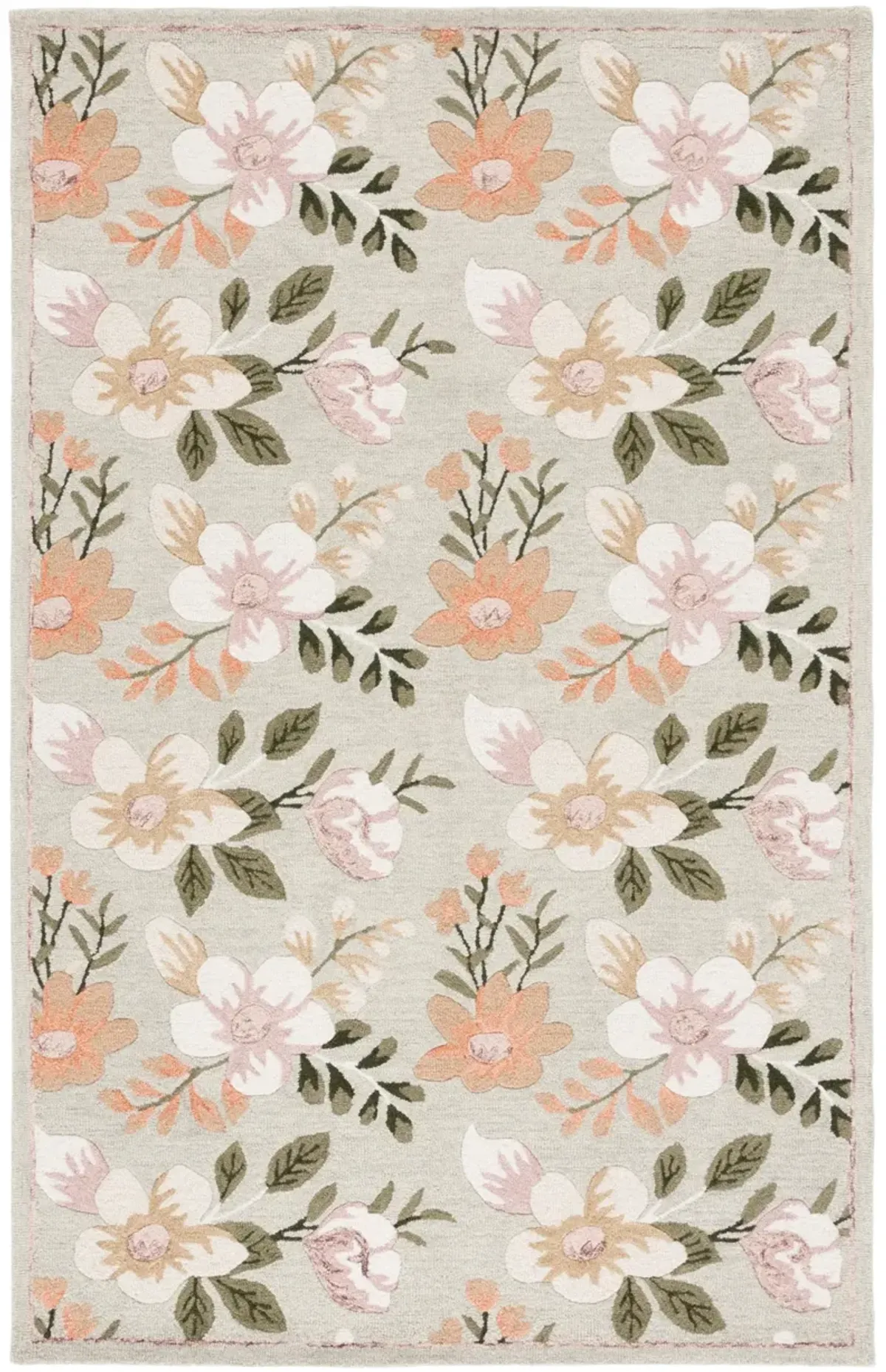 BLOSSOM 571 SAGE  4' x 6' Small Rectangle Rug