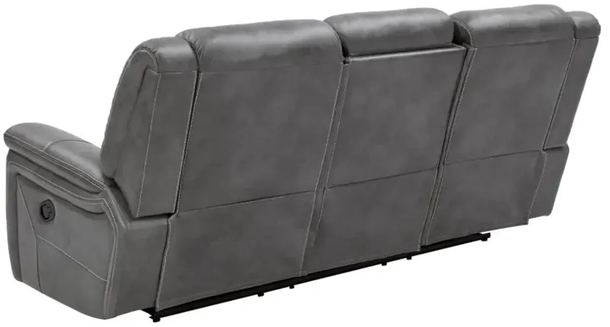 Conrad Upholstered Motion Sofa Cool Grey