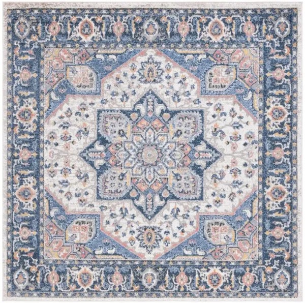 ASTORIA 404 Blue 6'-7' X 6'-7' Square Square Rug