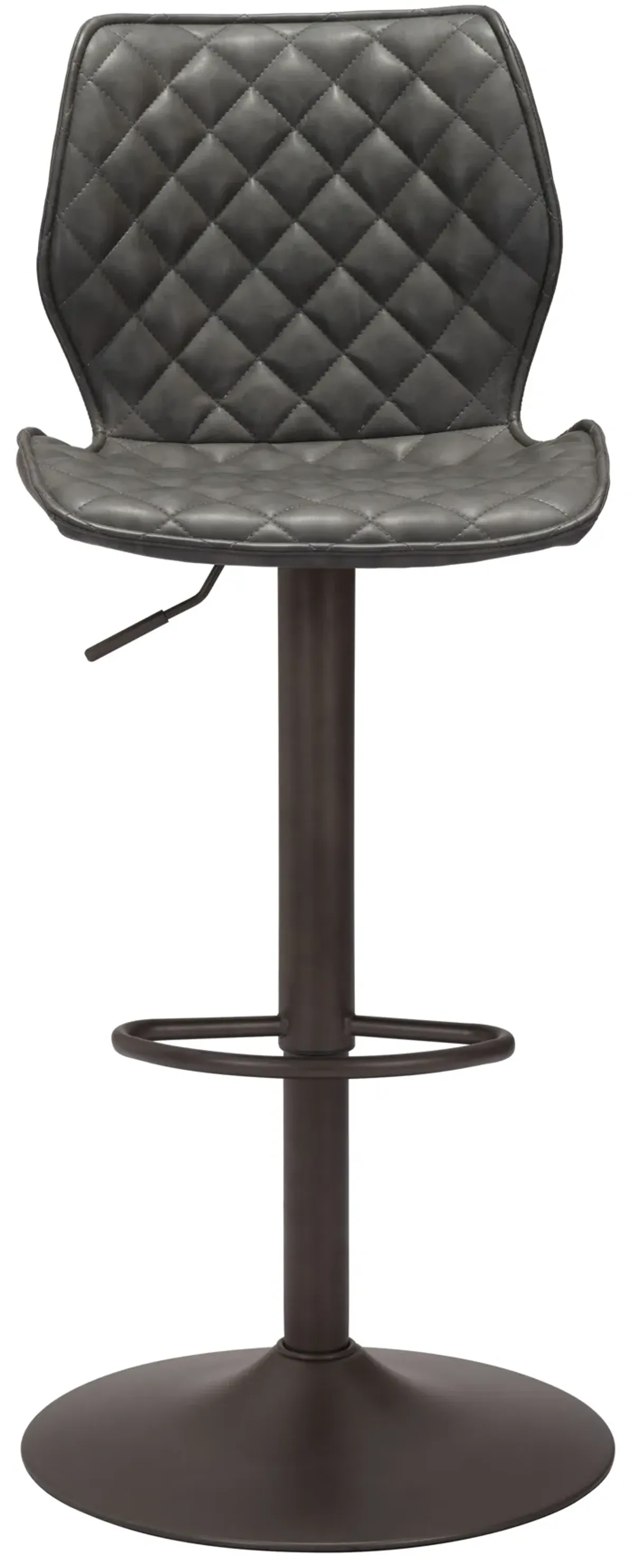 Seth Barstool Vintage Gray & Dark Bronze