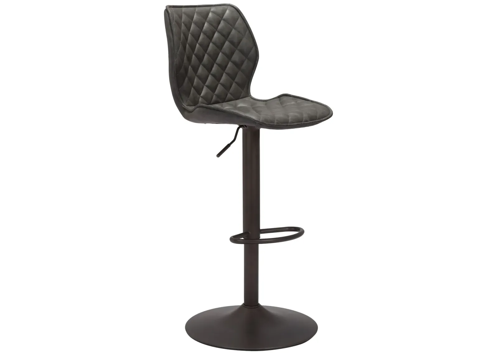 Seth Barstool Vintage Gray & Dark Bronze