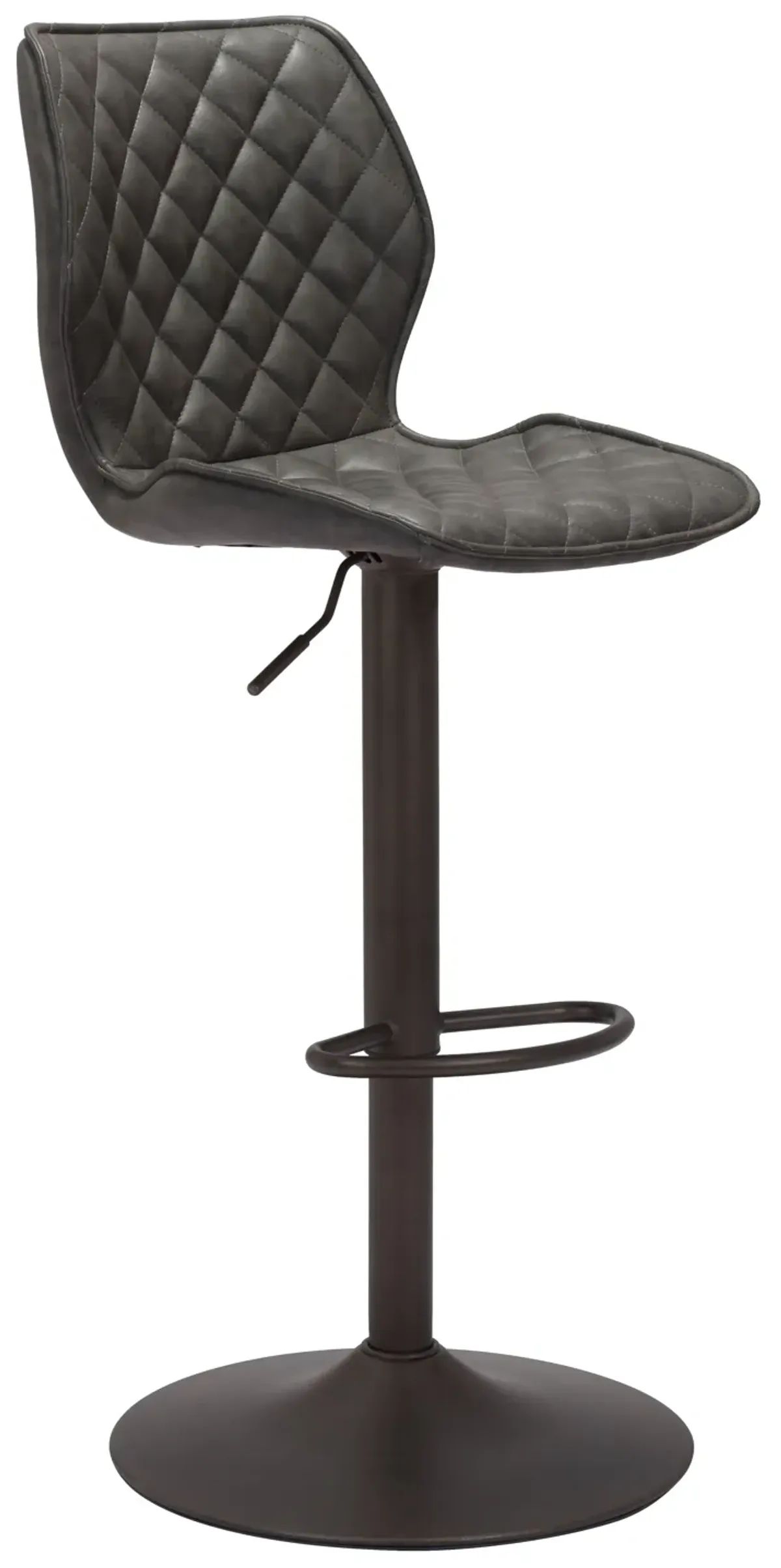 Seth Barstool Vintage Gray & Dark Bronze