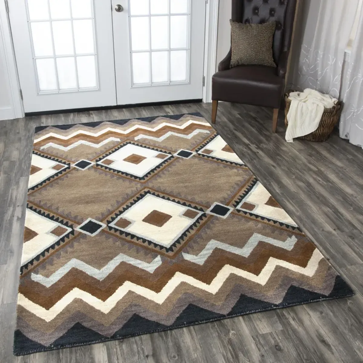 Tumble Weed Loft 3' x 5' area rug