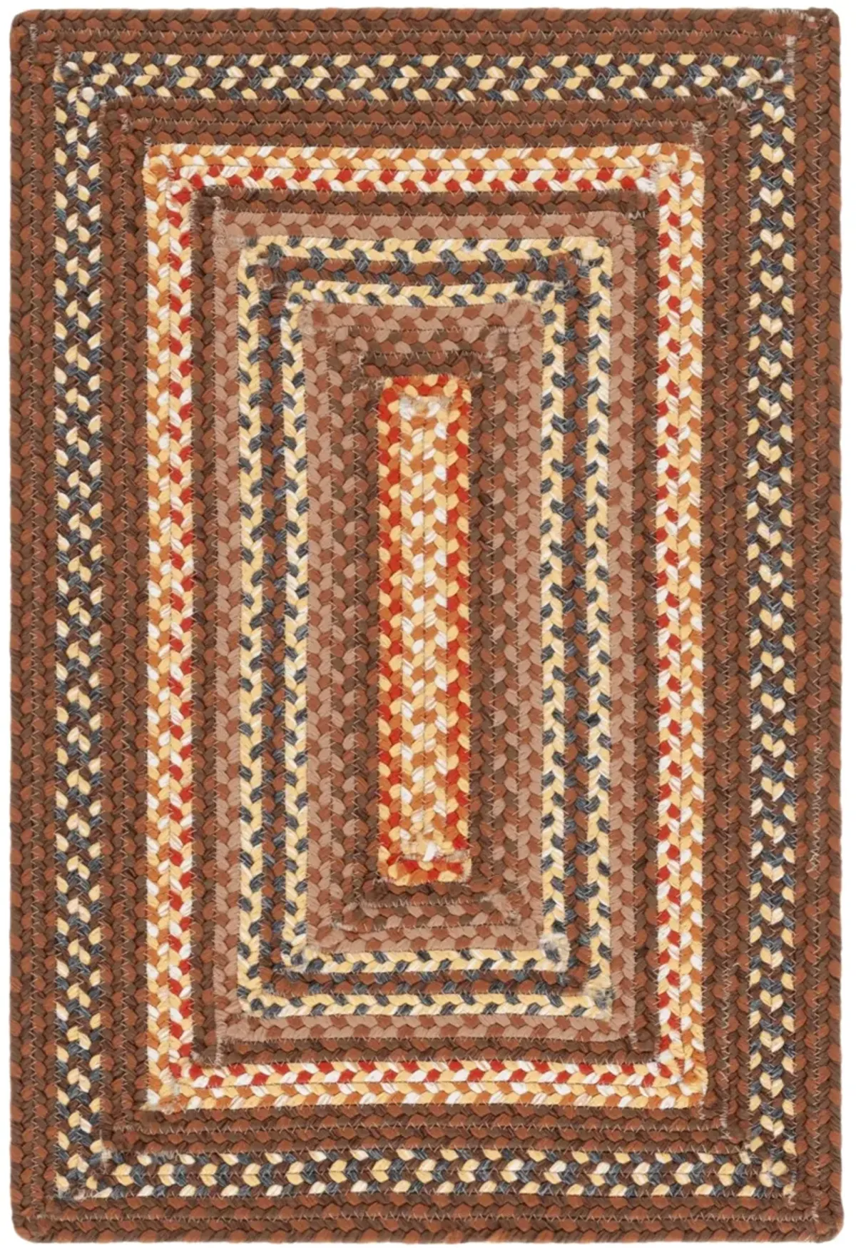 BRD313 BROWN  5' x 8' Medium Rectangle Rug