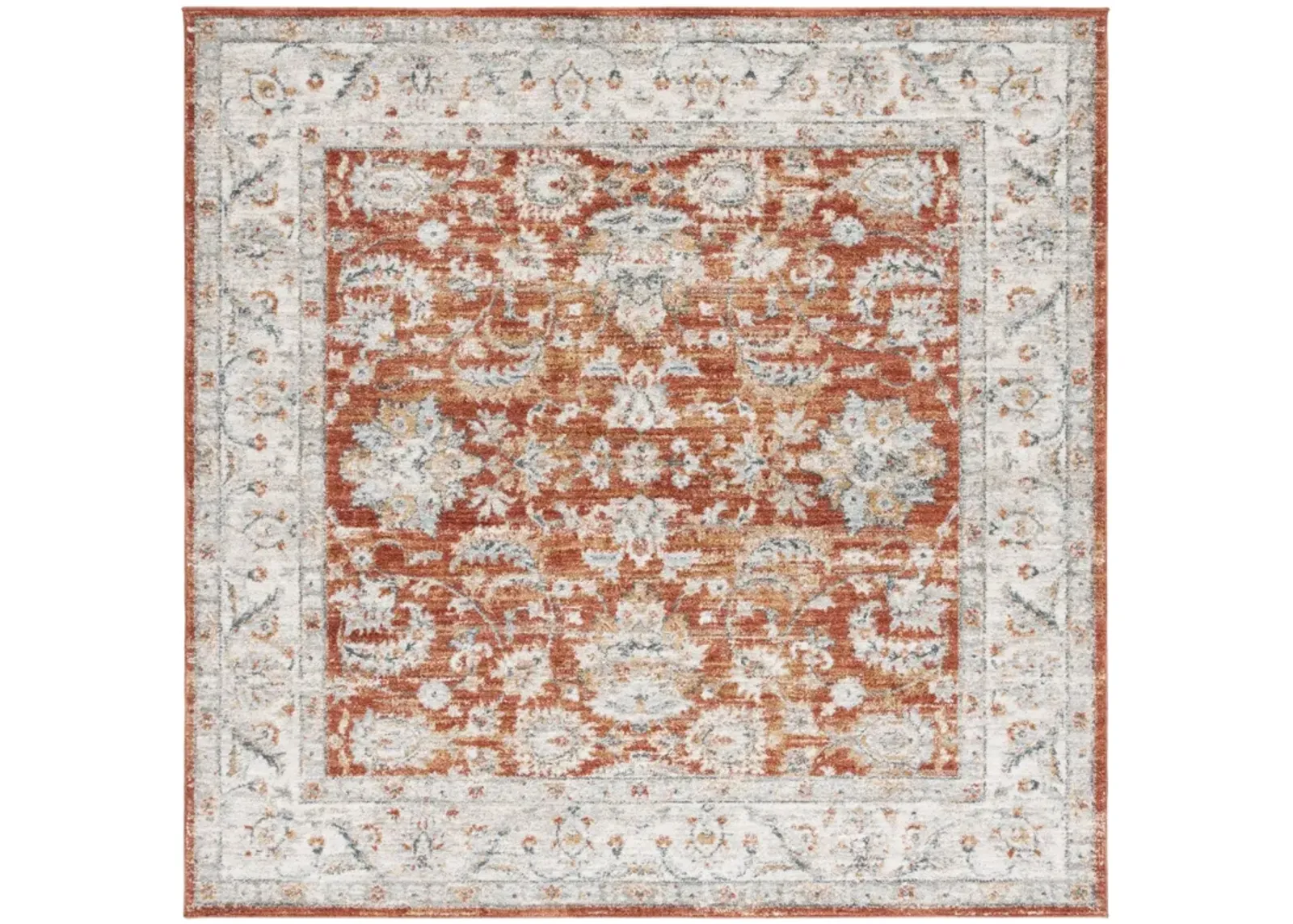 AVALON 220 RUST  6'-7' X 6'-7' Square Square Rug