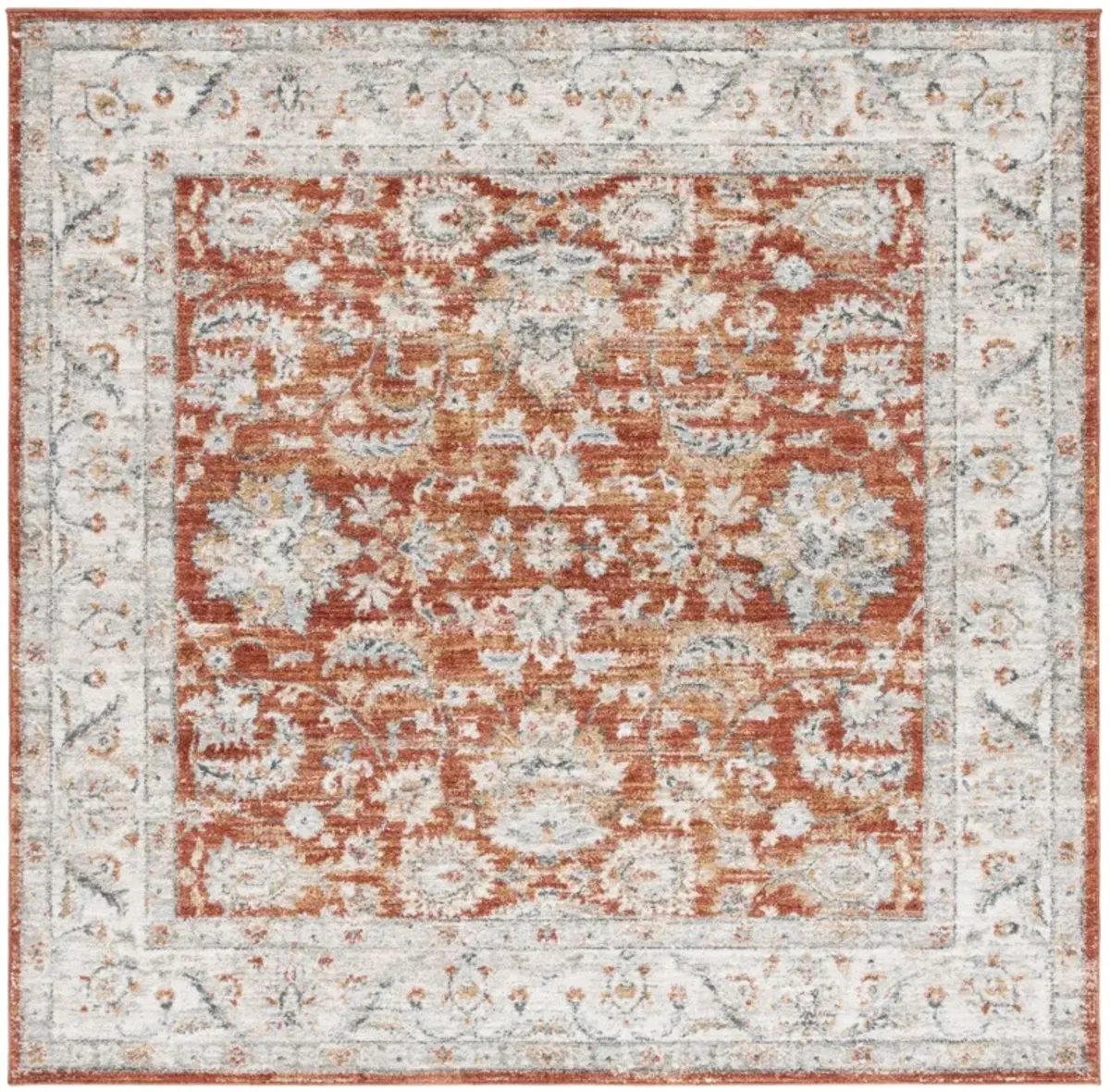 AVALON 220 RUST  6'-7' X 6'-7' Square Square Rug