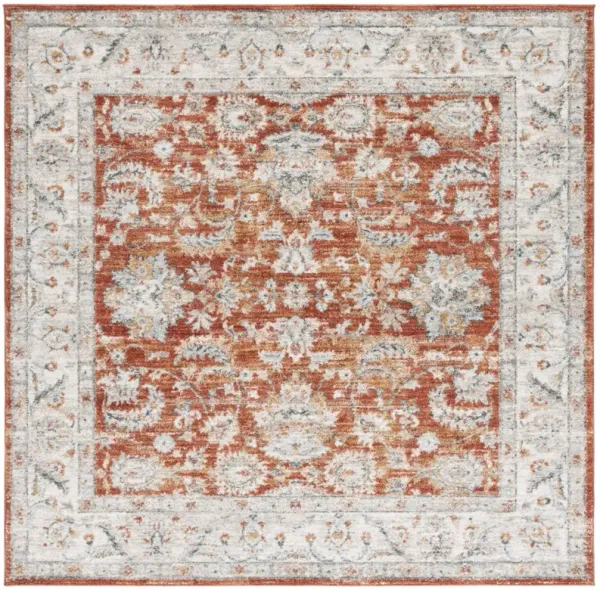AVALON 220 RUST  6'-7' X 6'-7' Square Square Rug