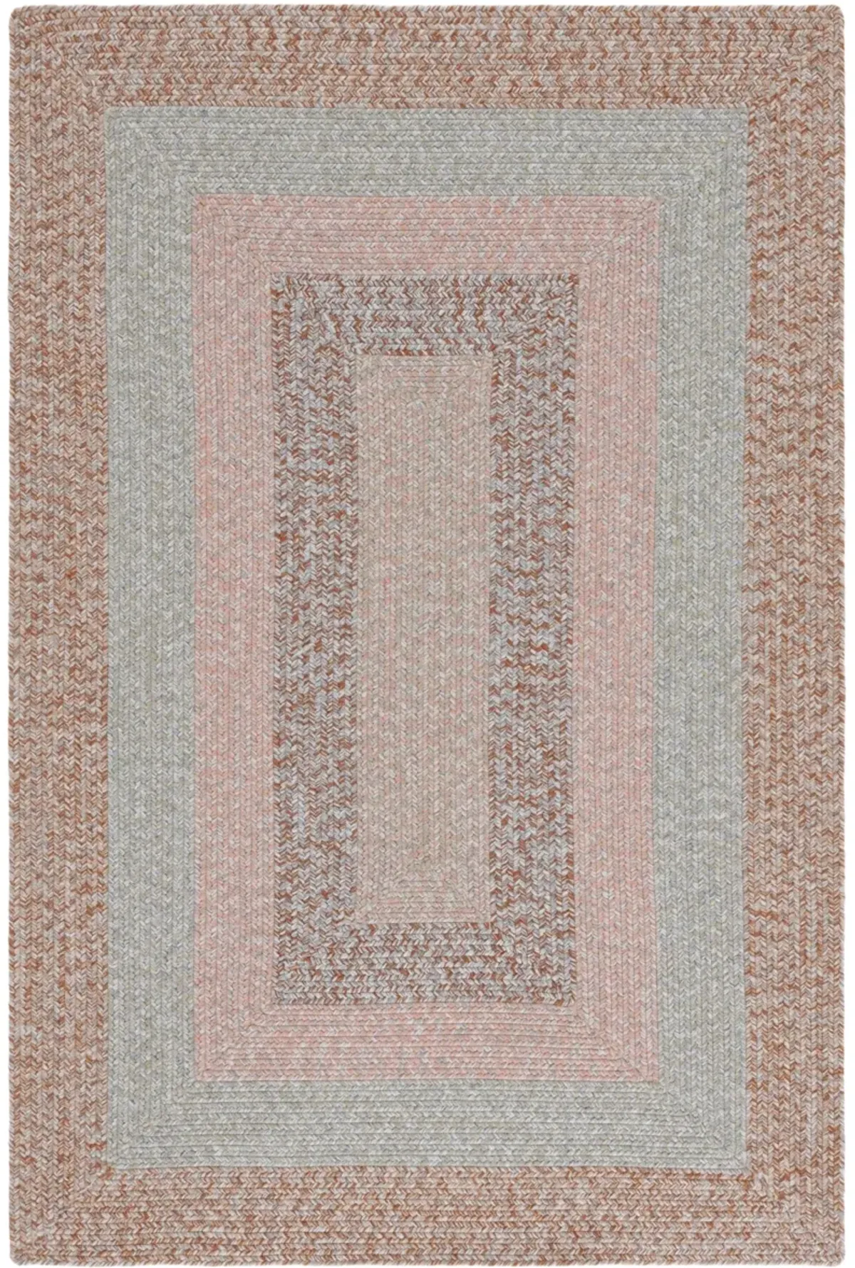 BRAIDED 318 BROWN  2' x 3' Accent Rug