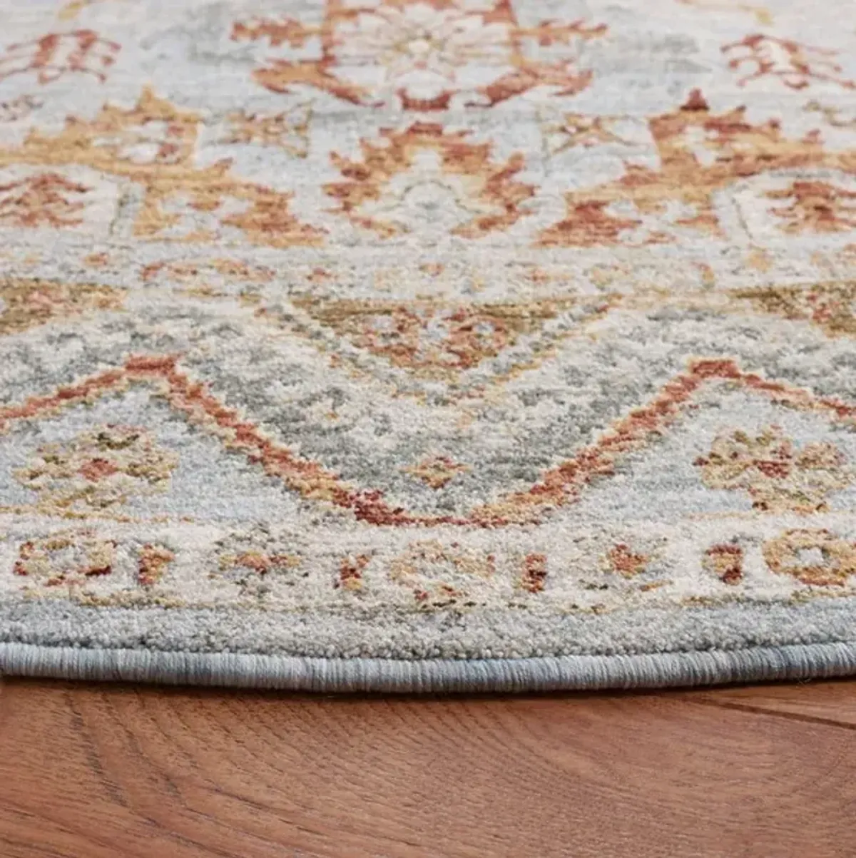 HAMILTON 104 Blue 6'-7' X 6'-7' Square Square Rug