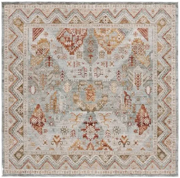 HAMILTON 104 Blue 6'-7' X 6'-7' Square Square Rug