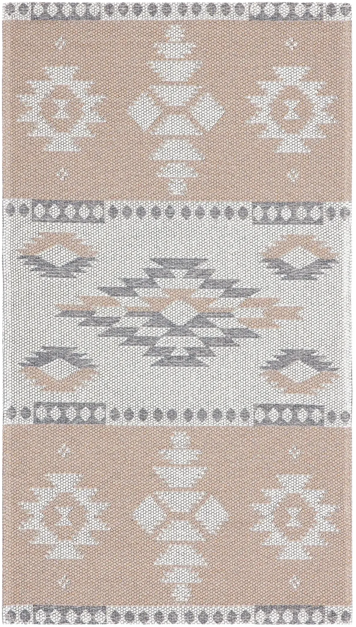 AUGUSTINE 426 TAUPE  2'-10' x 5' Runner Rug