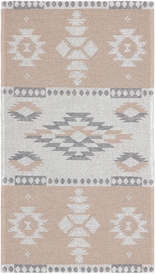 AUGUSTINE 426 TAUPE  2'-10' x 5' Runner Rug
