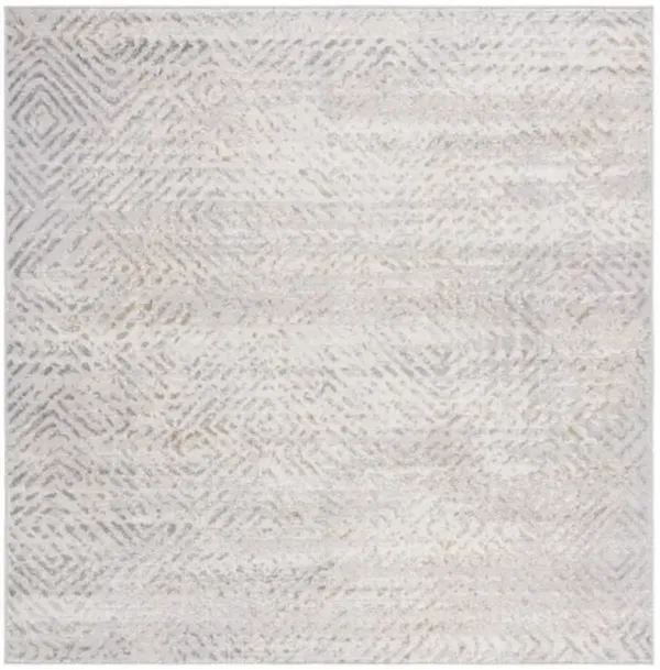 PALMA 330 Grey 6'-7' X 6'-7' Square Square Rug