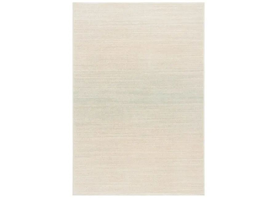 Adirondack Contemporary Green / Ivory 8' X 10' Powerloomed Rug