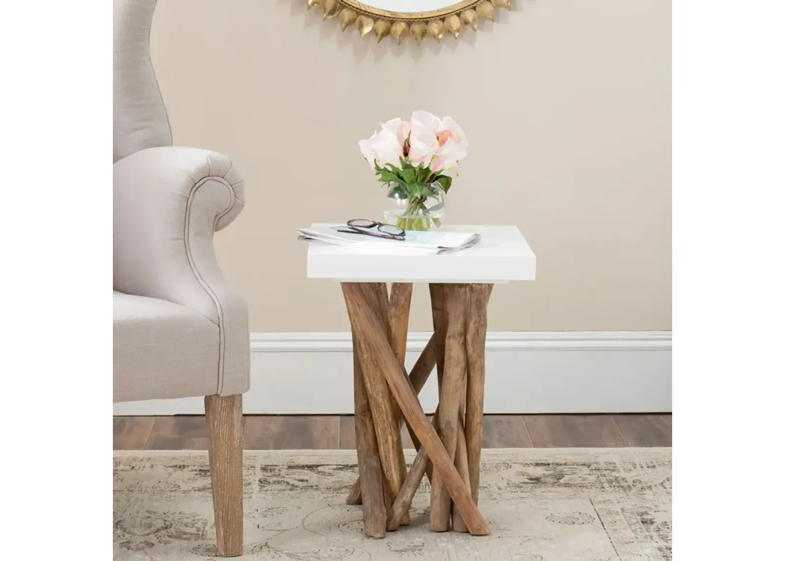 HARTWICK BRANCHED SIDE TABLE