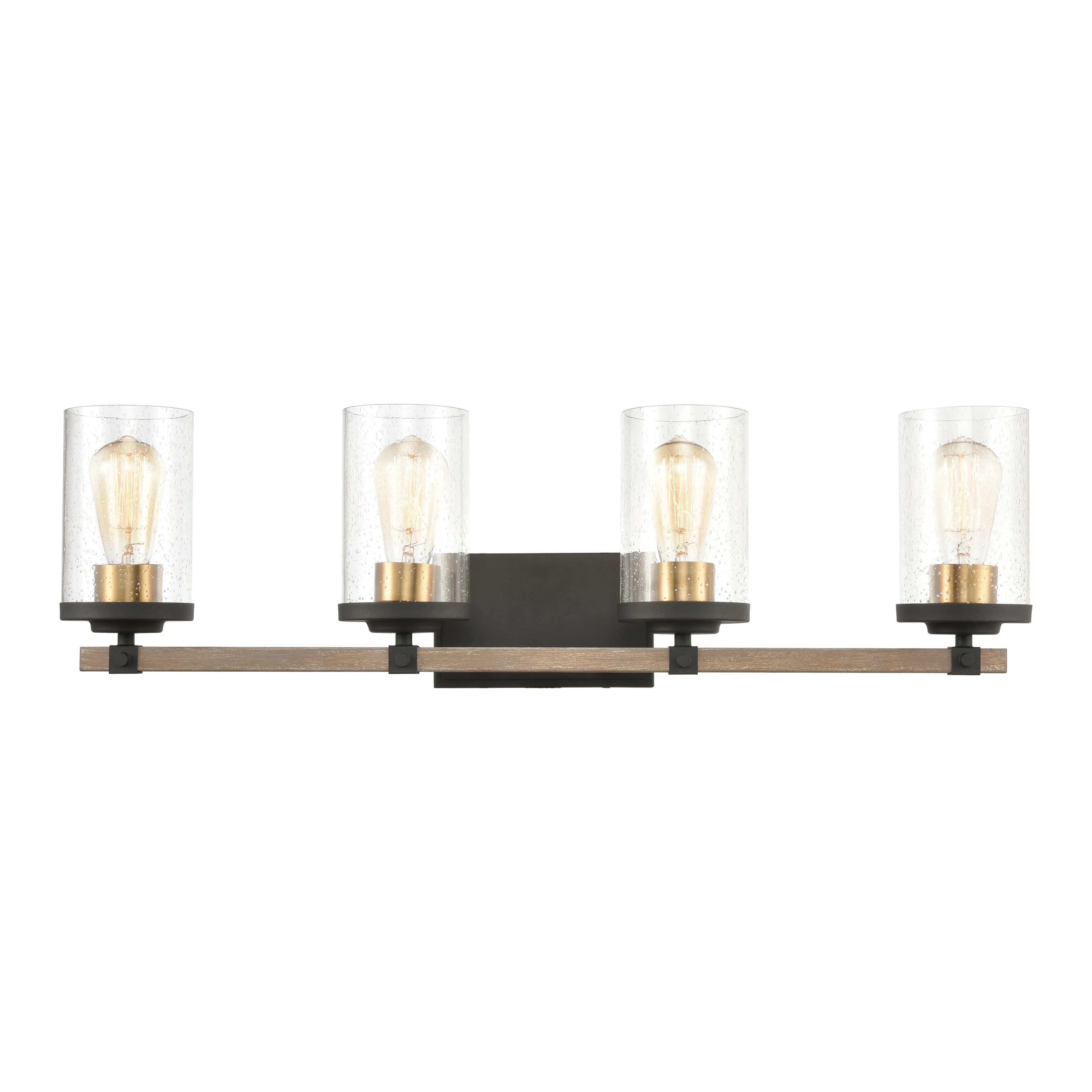 Geringer 30" Wide 4-Light Vanity Light - Charcoal