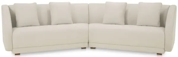 Fraser 2 Piece Modular Sofa White