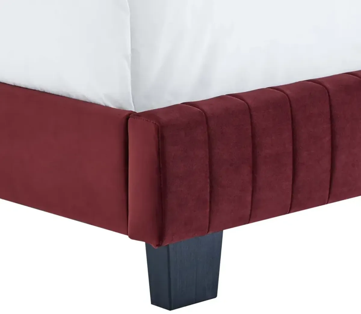 Celine Channel Tufted Performance Velvet King Bed