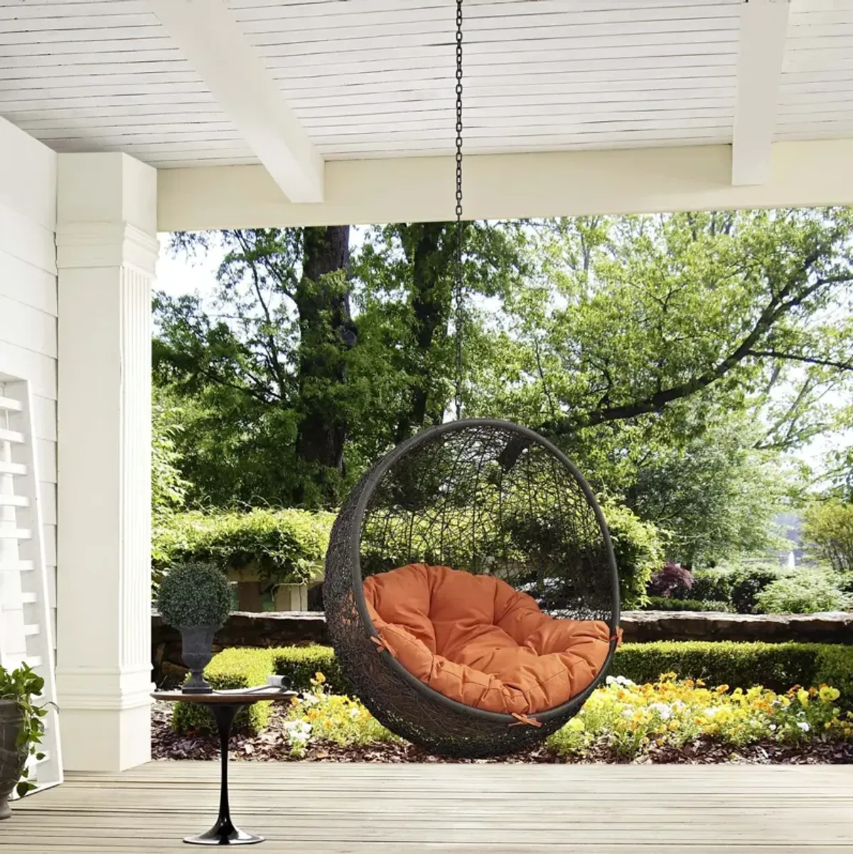 Hide Outdoor Patio Swing Chair Without Stand