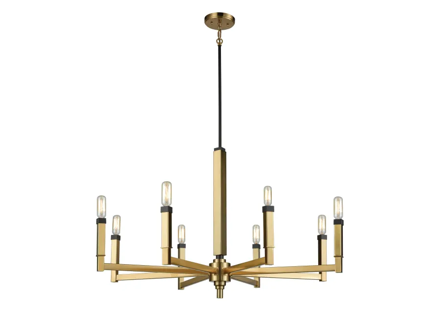 Mandeville 31" Wide 8-Light Chandelier - Oil Rubbed Bronze