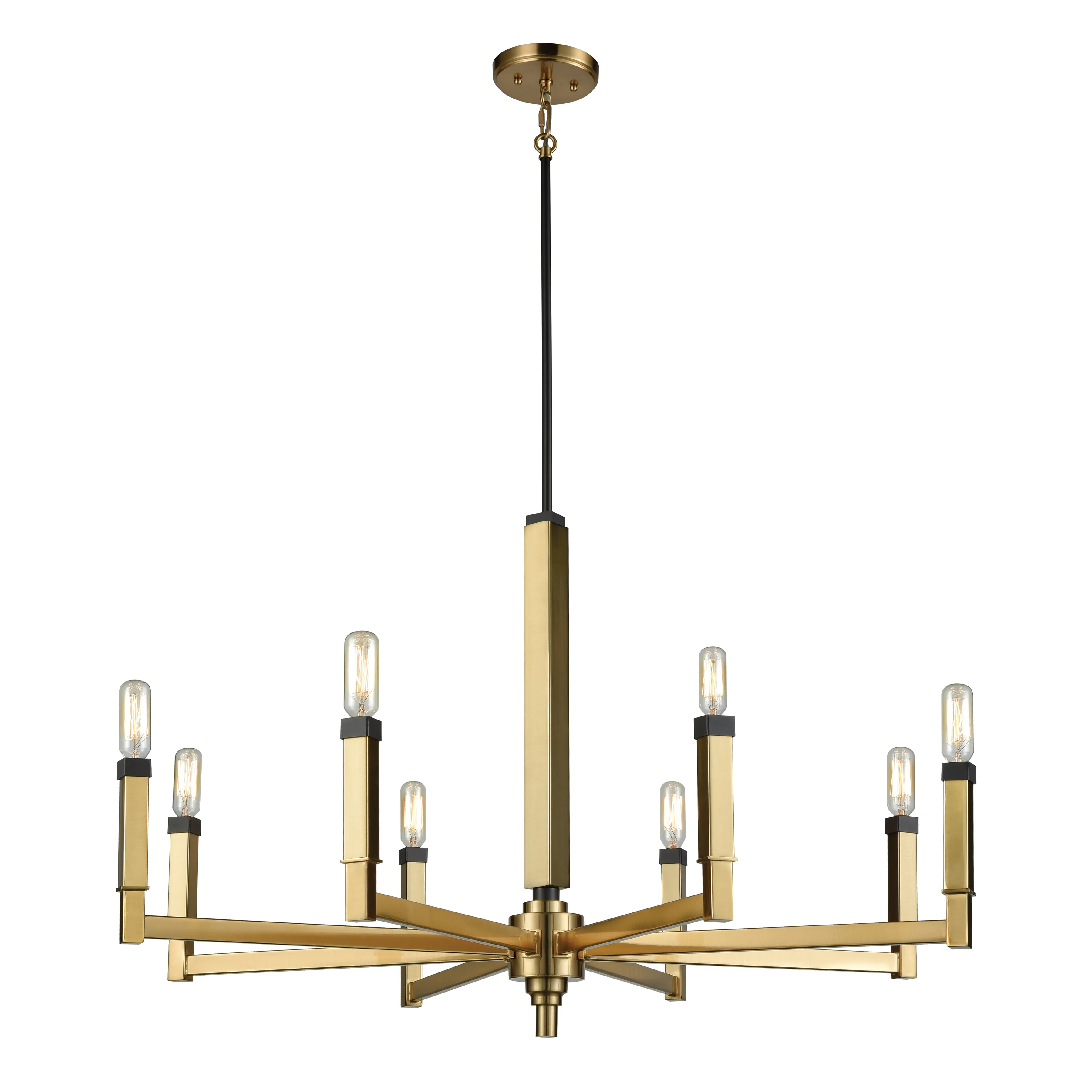 Mandeville 31" Wide 8-Light Chandelier - Oil Rubbed Bronze