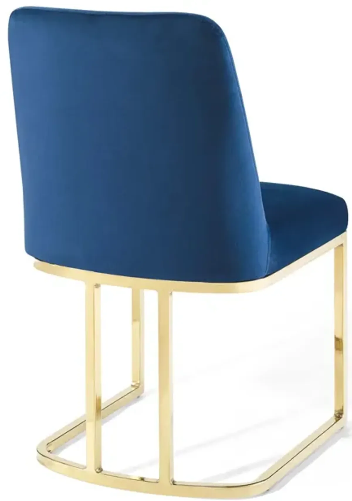 Amplify Sled Base Performance Velvet Dining Side Chair