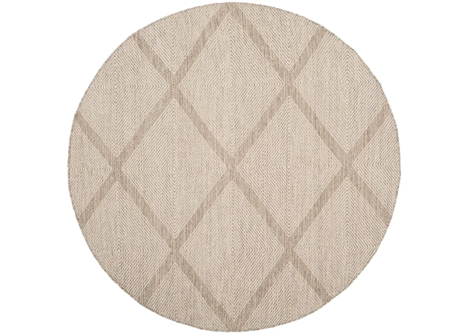 MONTAUK 821 BEIGE 8' x 8' Round Round Rug