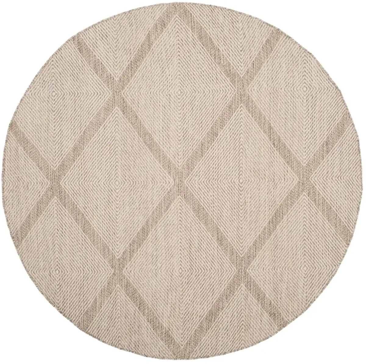 MONTAUK 821 BEIGE 8' x 8' Round Round Rug