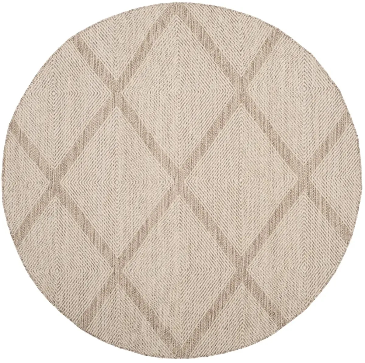 MONTAUK Hand Woven 8' x 8' Round area rug