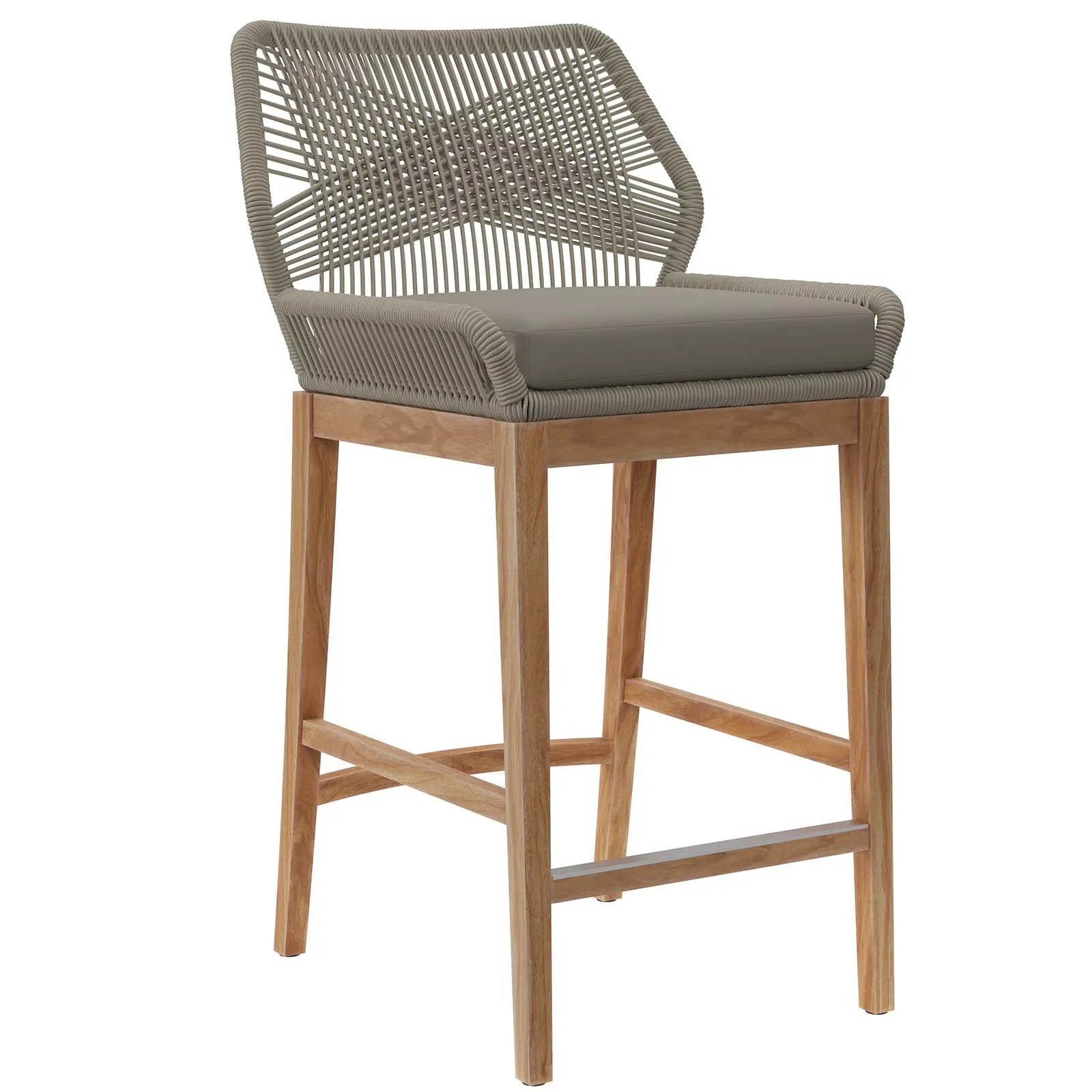 Wellspring Outdoor Teak Barstool