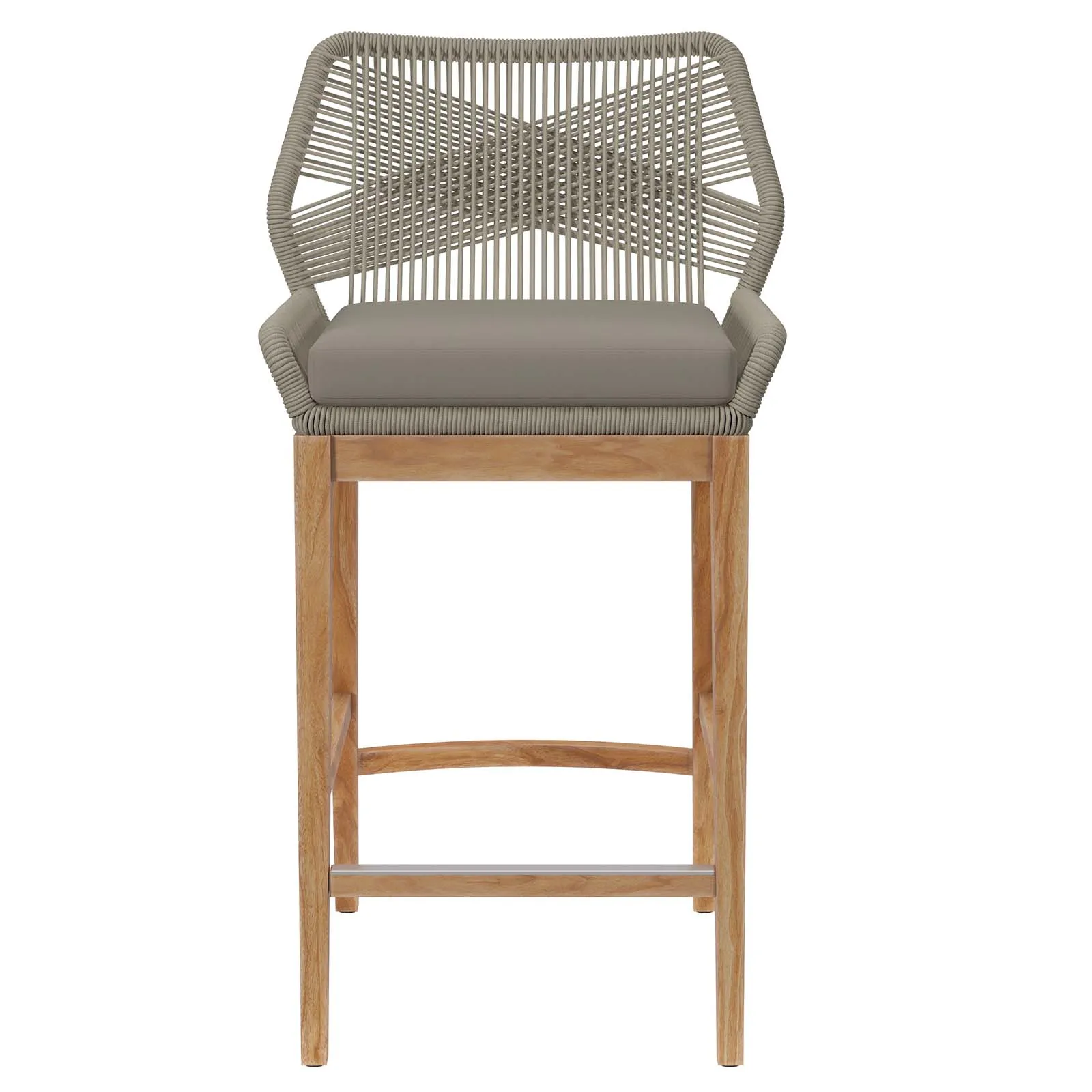 Wellspring Outdoor Teak Barstool