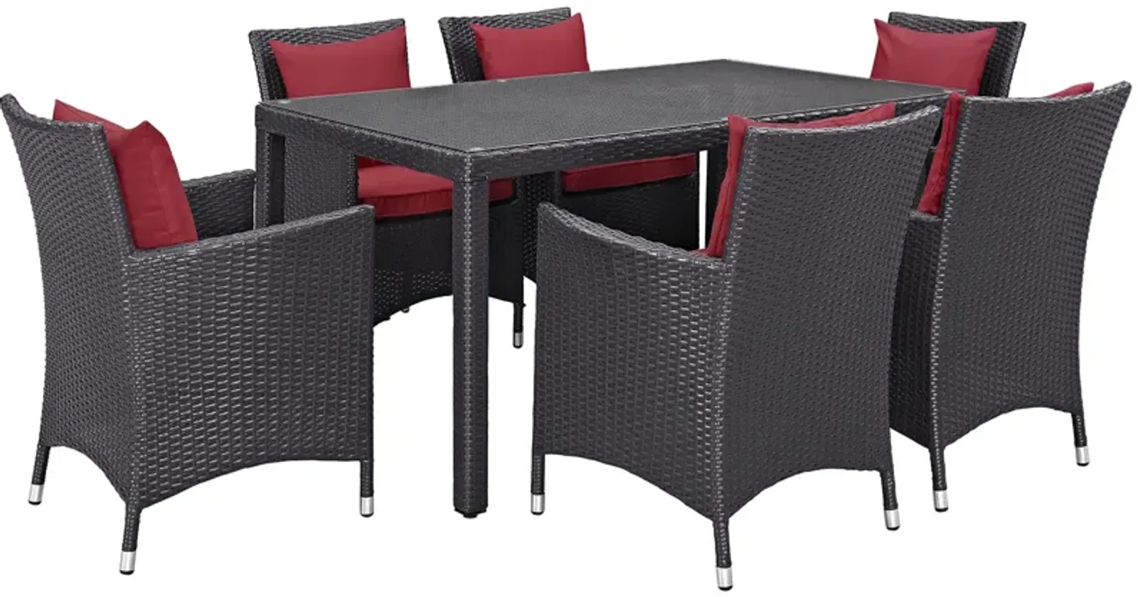 Convene 7 Piece Outdoor Patio Dining Set